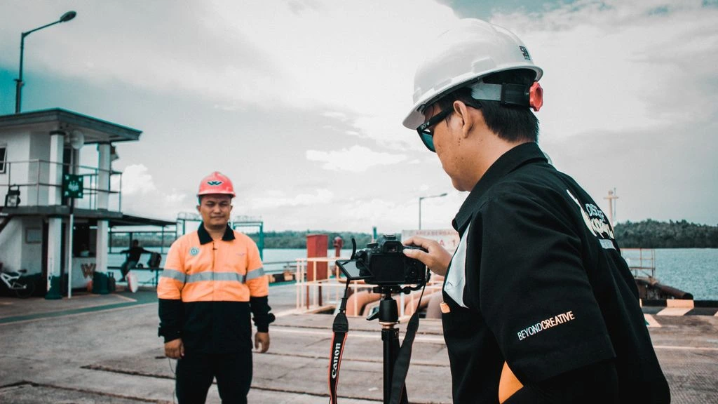 eBee X fixed-wing survey drone on launch rail over a valley