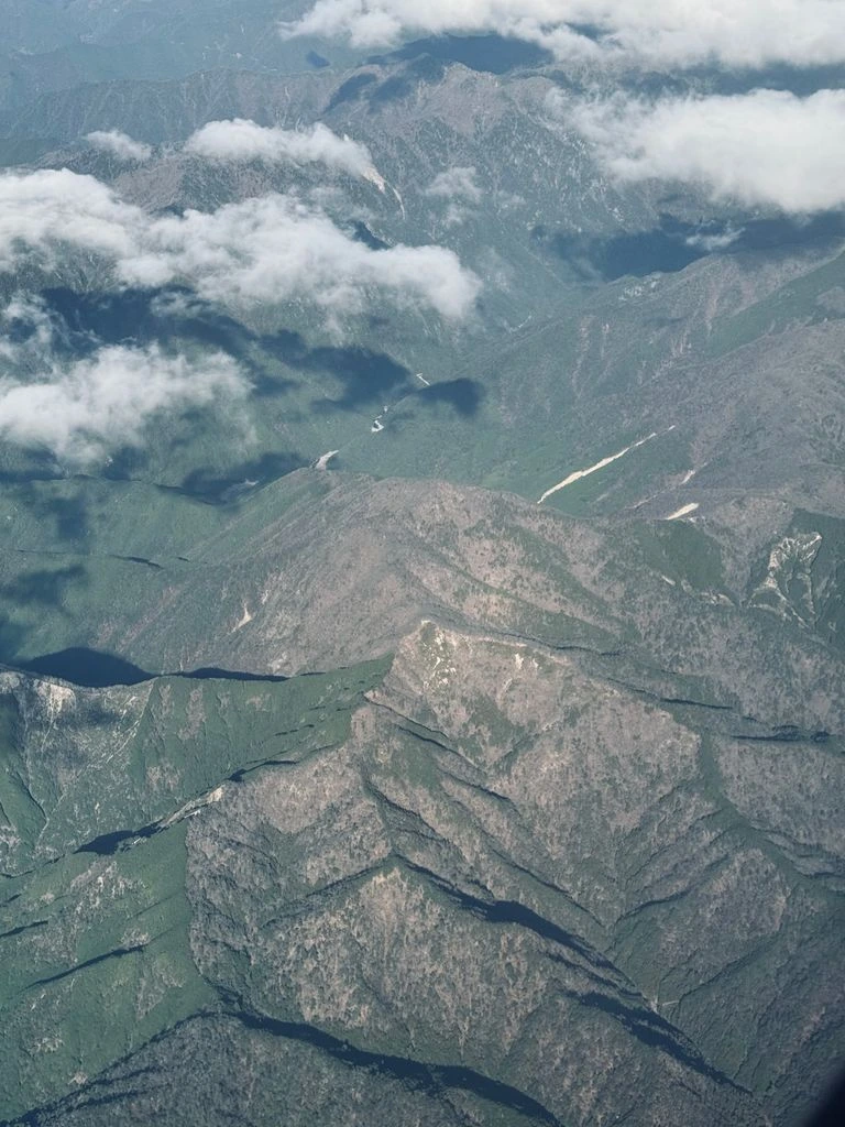 Mountain wilderness aerial