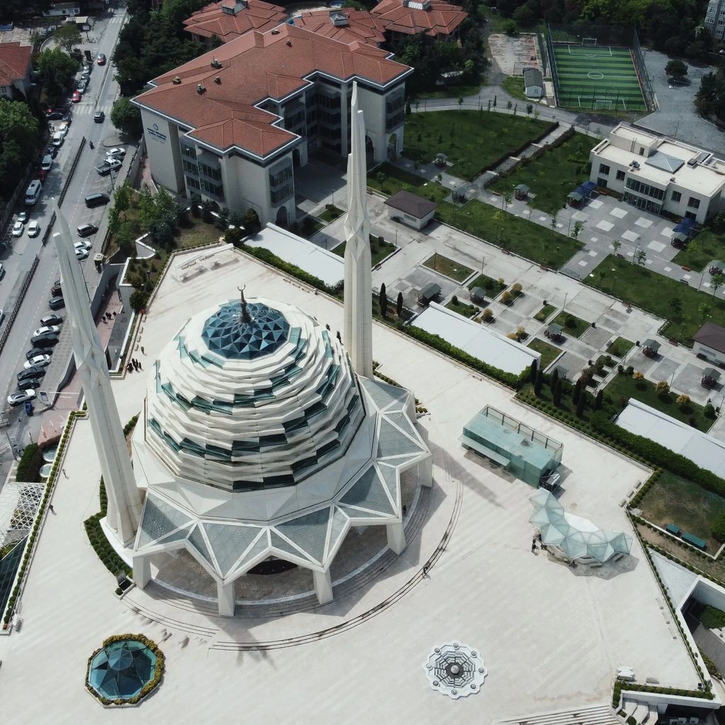 BIG-designed waterfront building aerial